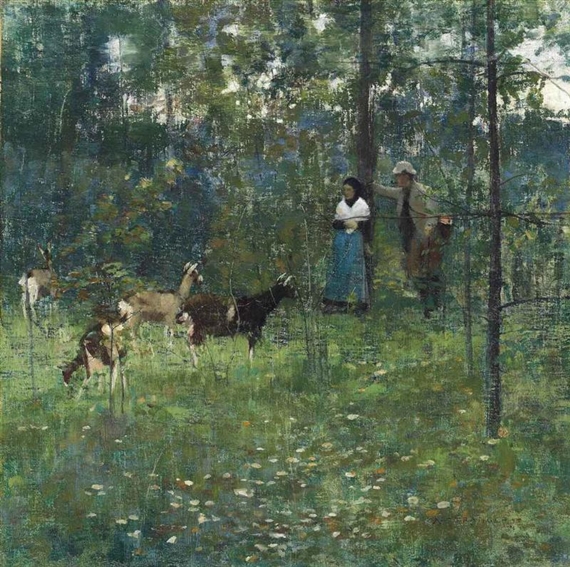 A Stranger by John Lavery, 1883