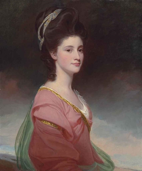 George Romney | Portrait of Elizabeth Ramus (1751-1848), daughter of ...
