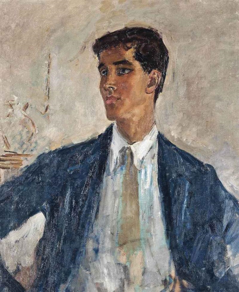 Augustus Edwin John | Portrait of Henry John (1930) | MutualArt