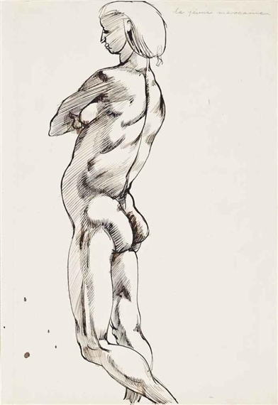 La Jeune Marocaine by Robert Colquhoun, 1938