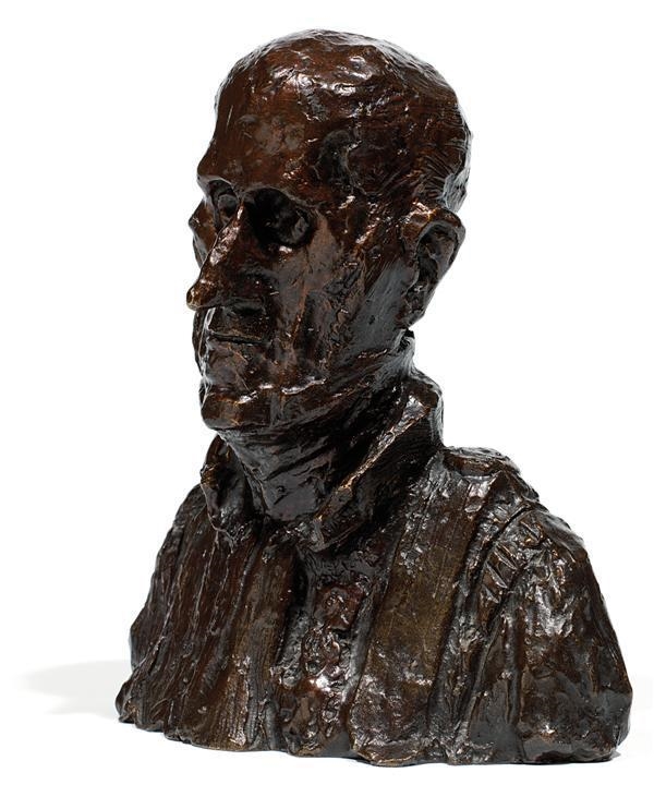 Artwork by Honoré Daumier, Jean-Charles Persil, le Scrupuleux (Condom, Gers, 1785-Antony, Essonne, 1879), Made of Bronze with brown patina