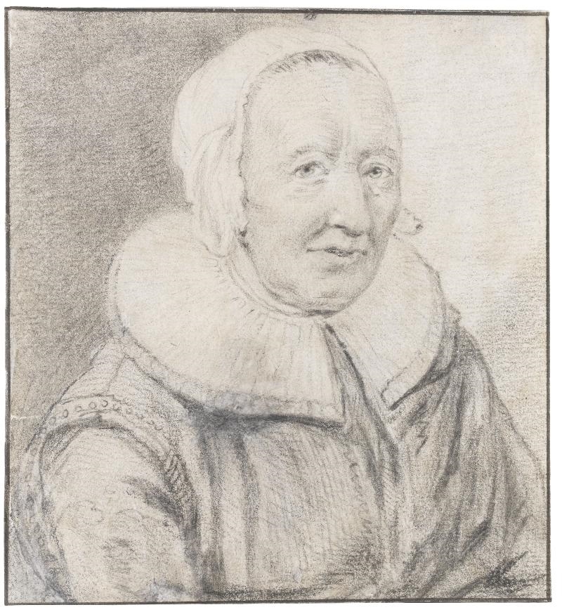 De Visscher Cornelis | Portrait of Engeltje Pietersdr Kort-Leve | MutualArt