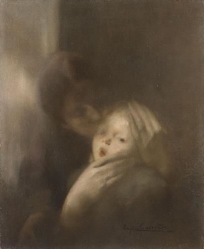 MATERNITÉ (TENDRESSE) by Eugène Carrière