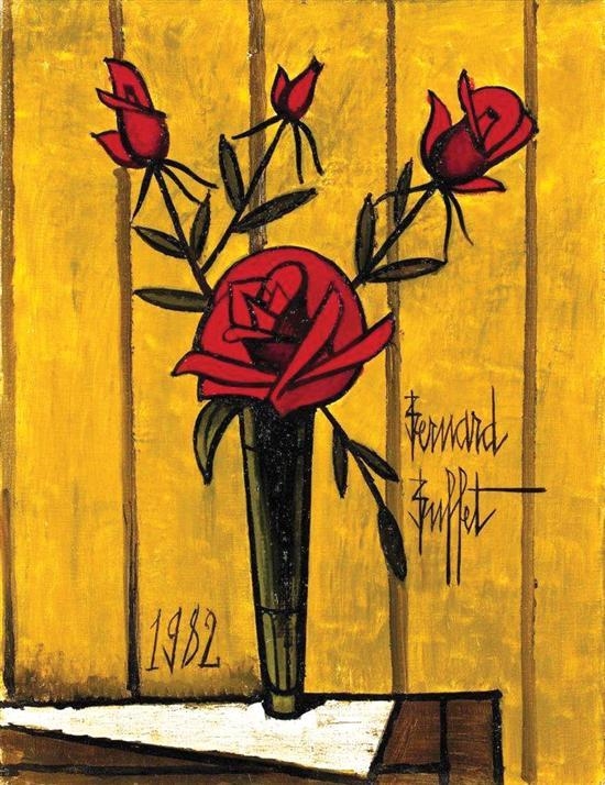 Bernard Buffet | Roses roses (1979) | MutualArt