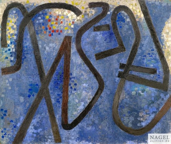 Composition with Blue by Heinrich Wildemann