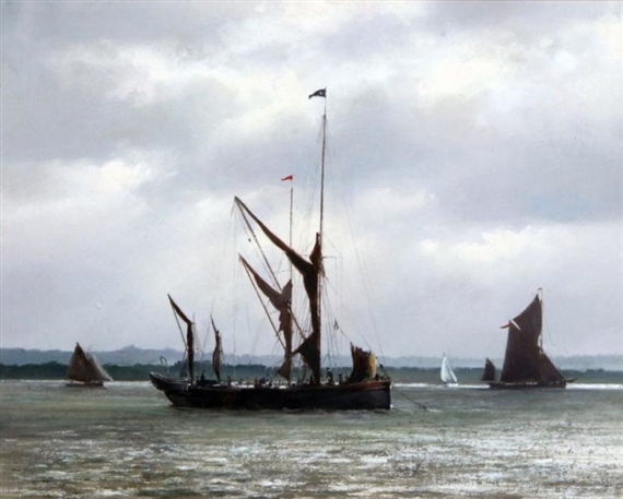 Evening Off Osea Island by Christine Slade