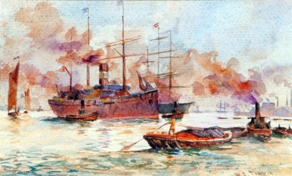 Down River by William Stephen Tomkin