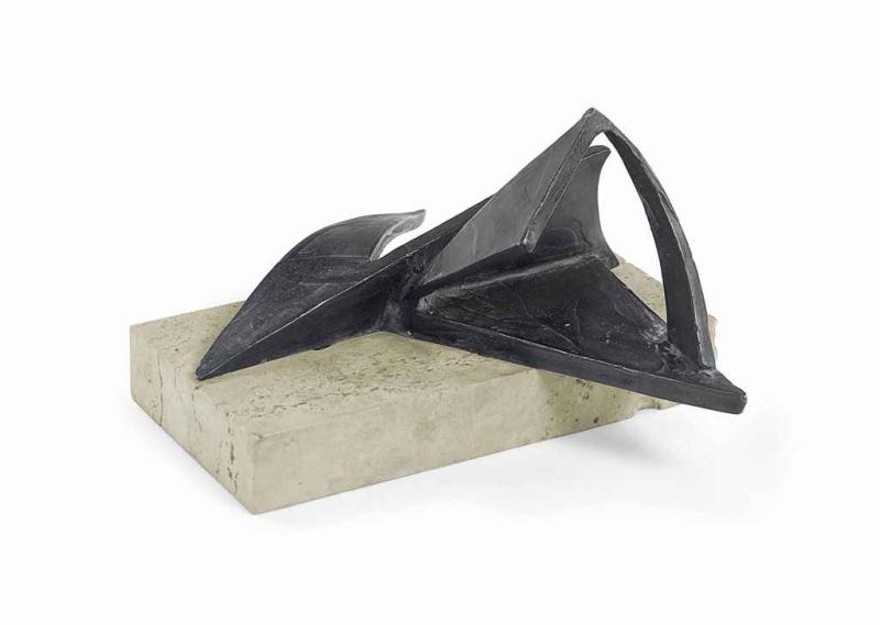 Artwork by Dorothy Dehner, Untitled, Made of bronze on marble base