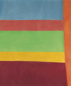 Red Side Right (Right Side Red) - Jack Bush