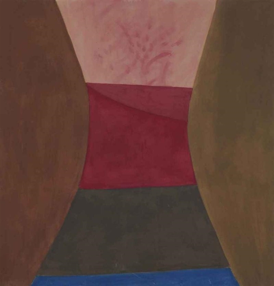 Pink Blossom by Jack Bush, 1965