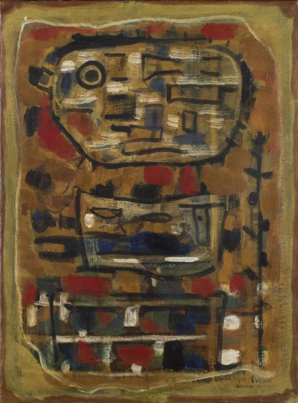 Artwork by Roger Bissière, Composition, Made of Oil on canvas