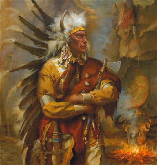 Little Horse, Chief of the Oglala Sioux by William Harry Ahrendt, 2013