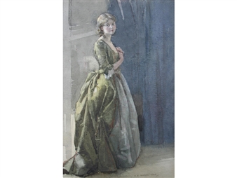 THE GREEN GOWN - Arthur Ralph Middleton Todd