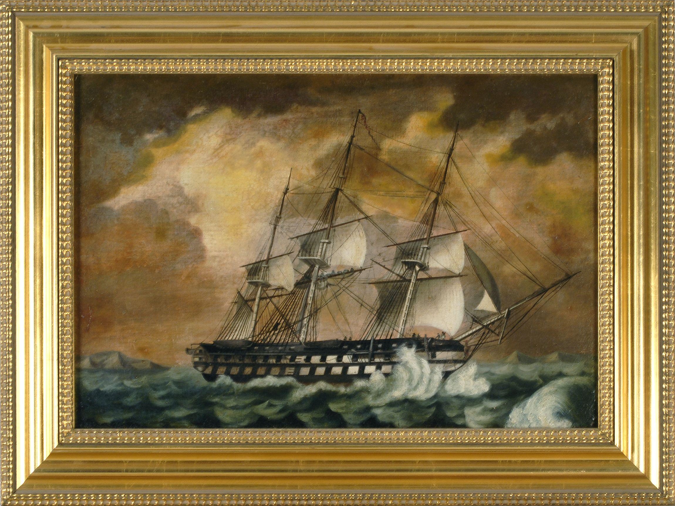Antoine Roux | The ship Delaware | MutualArt