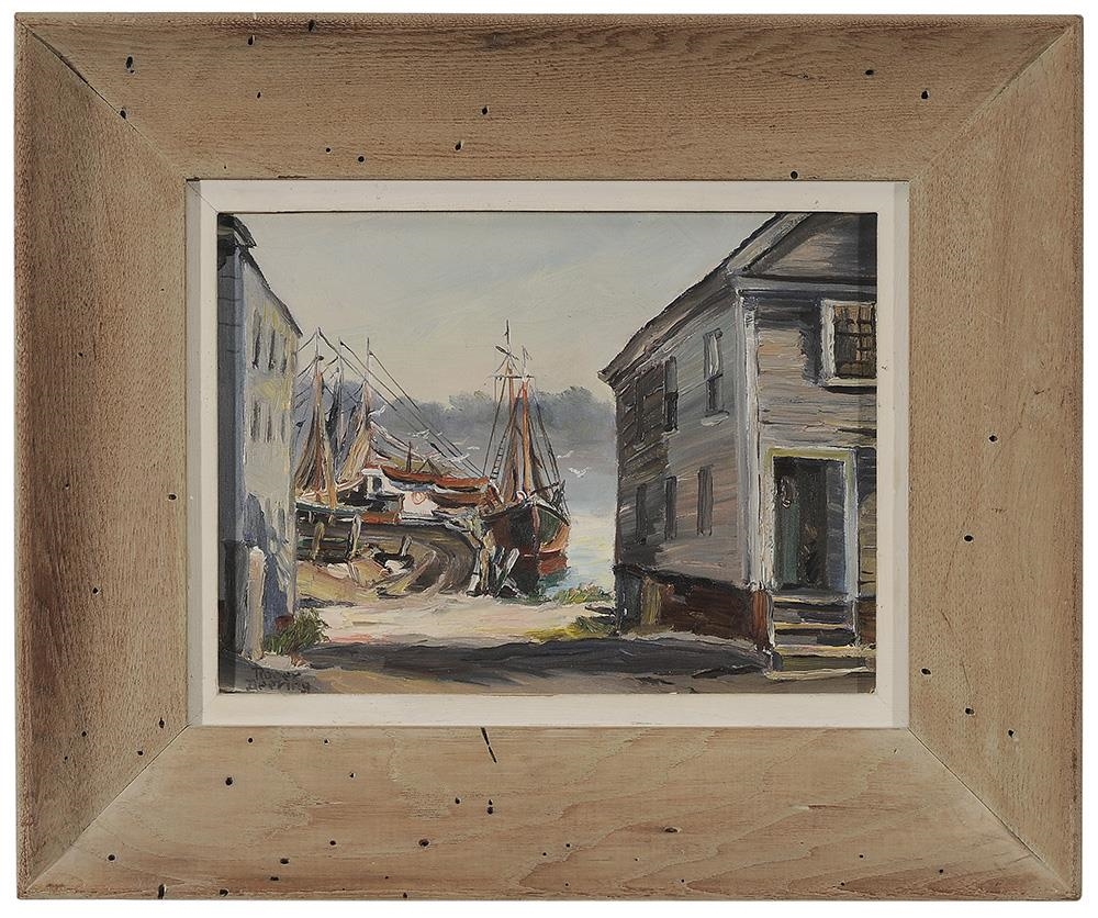 Roger Deering Gloucester Harbor (1953) MutualArt