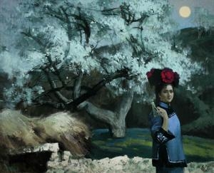 MANCHUIAN GIRL by Song Huimin, 1991