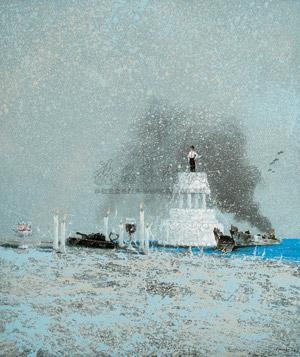 Li Peng | STANDING ON THE TOP OF THE WARSHIP (1007) | MutualArt