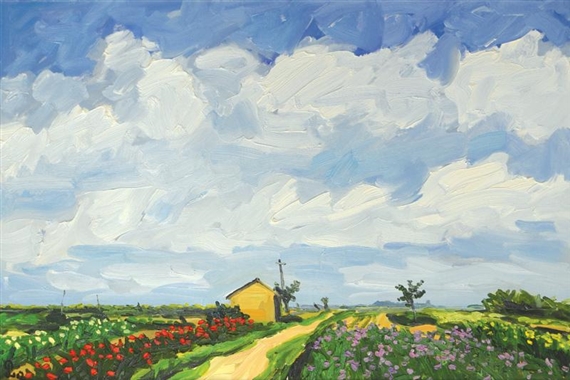 Pham Luan | Fields of Flowers (2002) | MutualArt