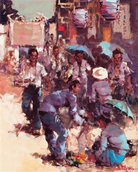 Indonesian Market Place - Lucien Frits Ohl
