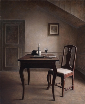 A Desk In The Loft - Jiang Xiangdong