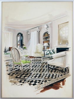 Sitting Room Interior - Angelo Donghia