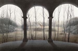 Arch and Deer by Qin Ai, 2011