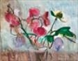 Artwork by I. Lesley, MAIN LITTLE ROSEBUDS, Made of mixed media on board