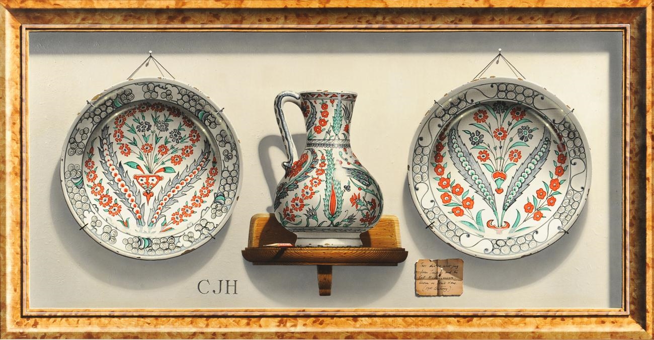 Christopher John Harrison | Trompe l'Oeil of 17th century Isnik Ware ...