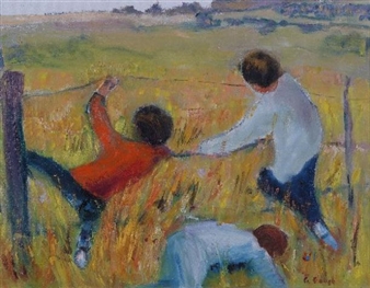 Children in the Field - Genevieve Gough