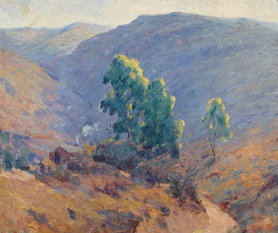 Cabin in the hills by Jean Mannheim