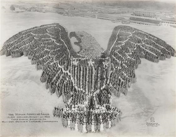 Artwork by Arthur Mole, Y.M.C.A. Emblem, Made of gelatin silver print