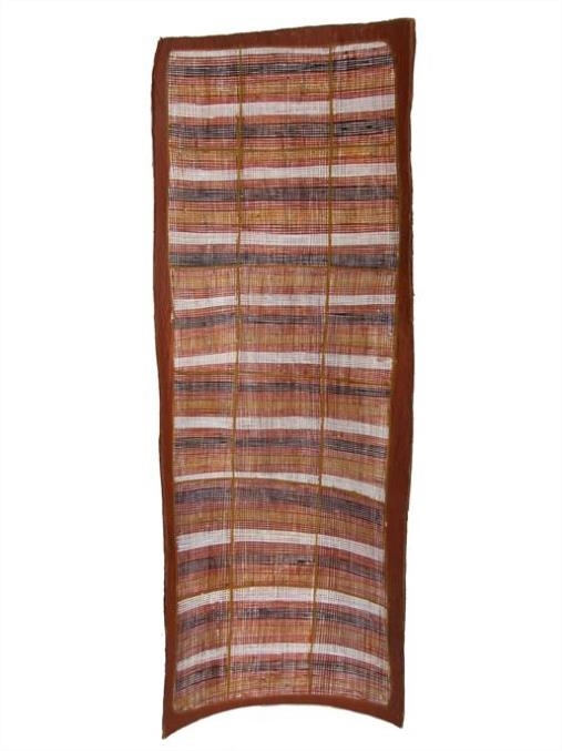 Artwork by Aileena Lamanga, Wak Wak, Made of ochre on bark