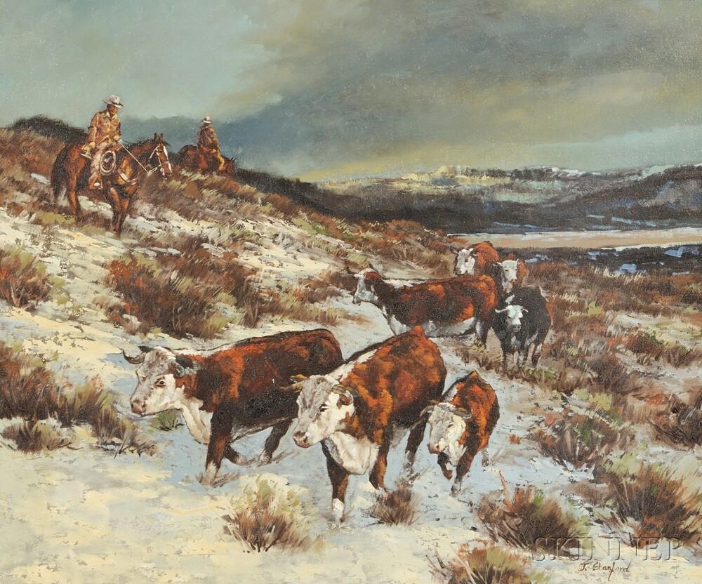 Stanford John | Cattle Drive | MutualArt
