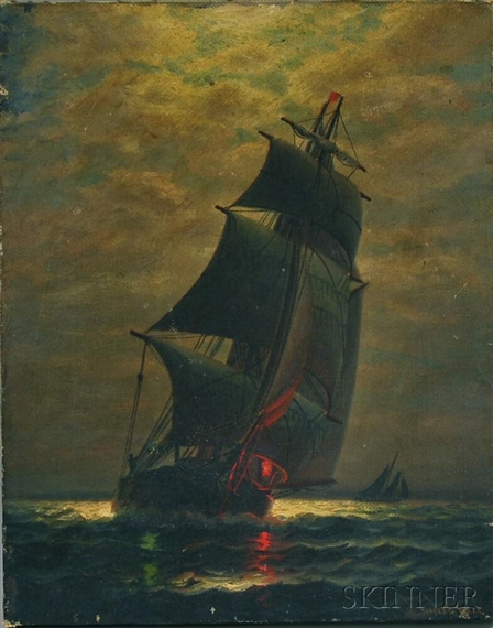 Moonlit Sail by James Gale Tyler