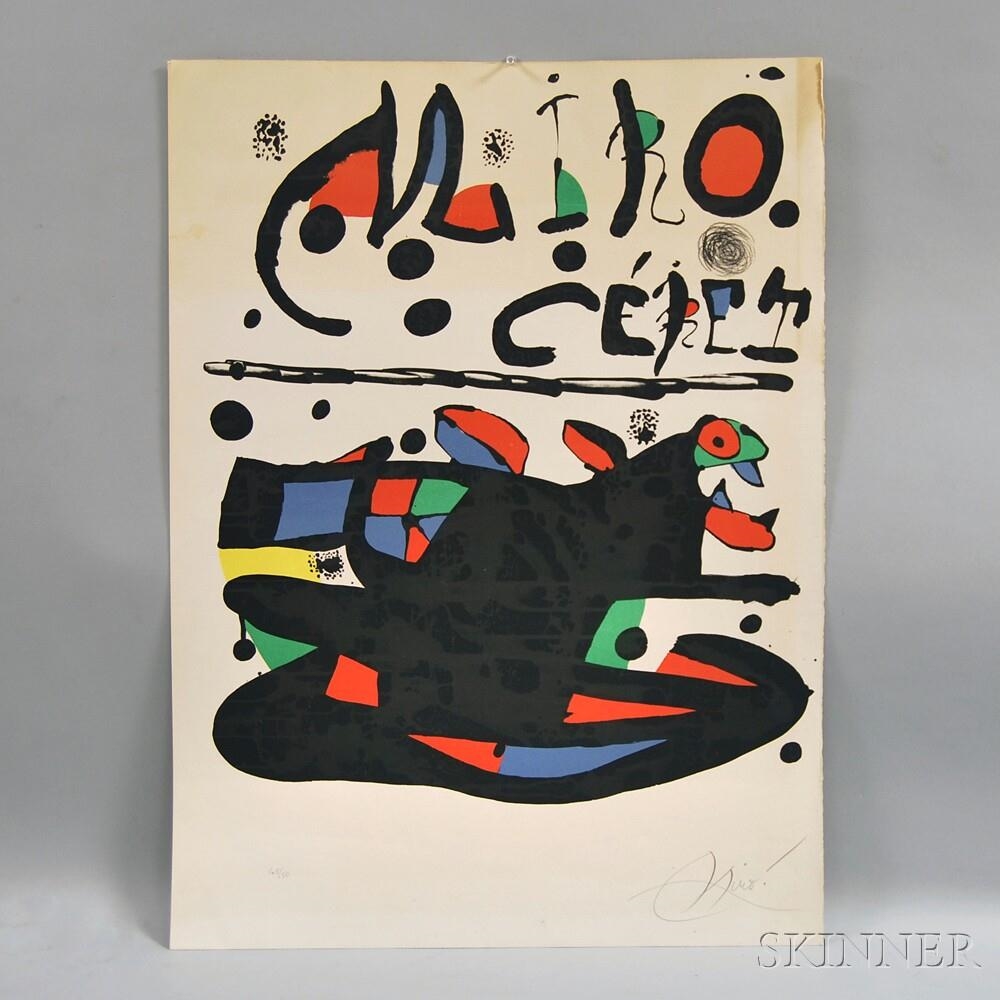 Artwork by Joan Miró, Miro Ceret, Made of Color lithograph