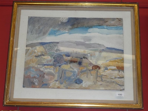 Grey and White, Blues and Browns, Addingham by Derek Hyatt