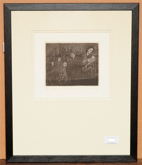 Tom McGuinness | Women at the Colliery Gates (1986) | MutualArt