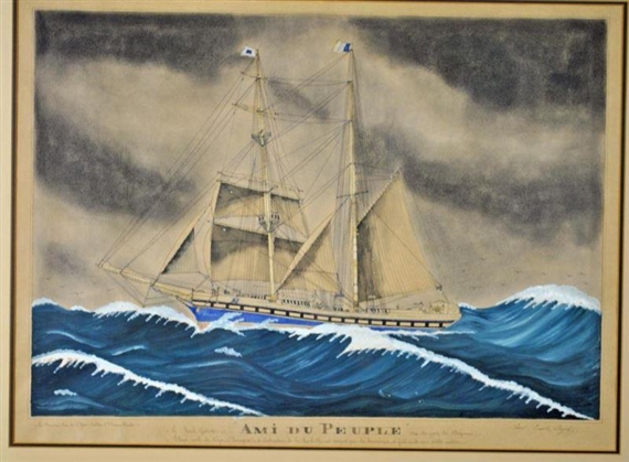 LE BRICK GOELETTE AMI DU PEUPLE by Paul-Emile Pajot