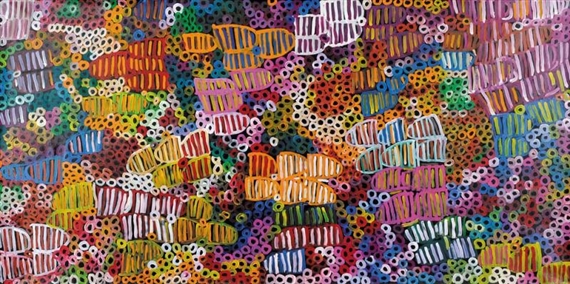 Awelye - Atnwengerrp by Minnie Pwerle, 2004