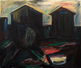 Boats, Beach and Sheds - Yvonne Boag