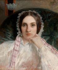 Portrait de madame Lise Radcliff by Gustave Ricard