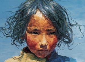 Xie Dongming | Tibetan child (2007) | MutualArt