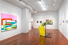 Hard Lines/Soft Vibes: An exhibition of paintings, works on paper and sculpture on view at Jeff Bailey Gallery