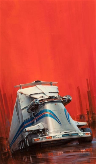Red Limit Freeway by John Conrad Berkey, 1984