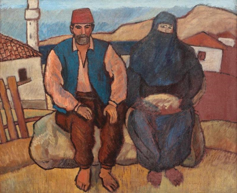 Alexander Tipo | Turks in Balchik (1939 - 1940) | MutualArt
