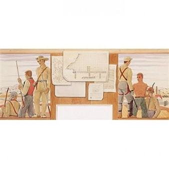 Kellogg, Idaho (Mural Study) - Jean Donald Swiggett