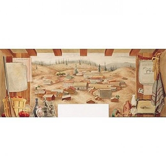 Yerington, Nevada (Mural Study) - Jean Donald Swiggett