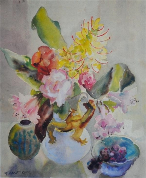 Still Life With Mixed Blooms by Margaret Coen