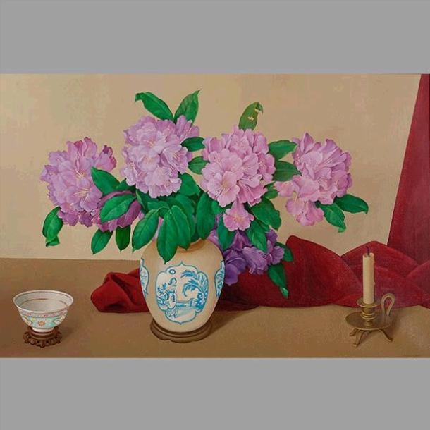 Joannes Baptist Nicolass van Gent Floral Still Life MutualArt