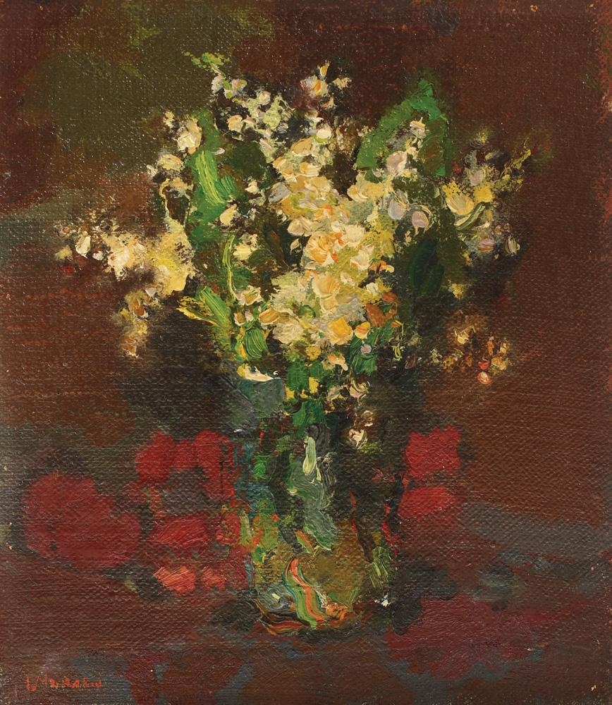 Artwork by Ion Murariu, Lily, Made of oil on canvas